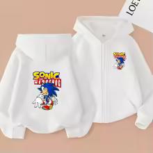 Kids Girls Boy 3-12 Yrs Zipper Style Cardigan Hot Sale Hoodie Sweatshirt Leisure Coat Sports Trend Top Anime Film Print Clothing