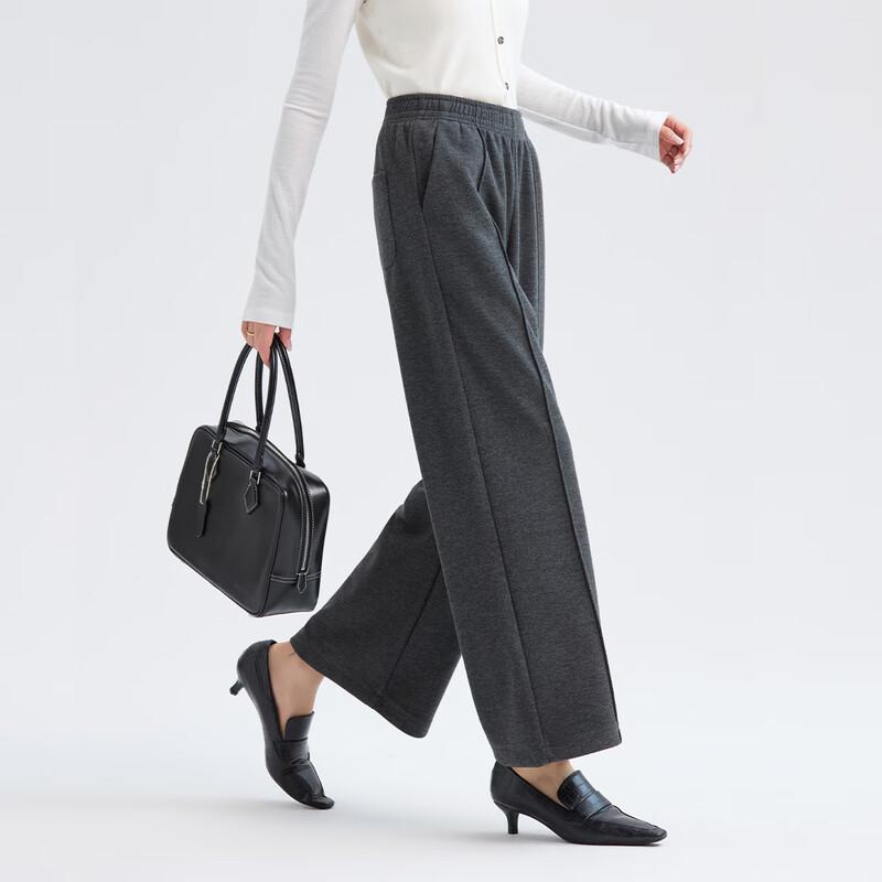 FivePlus Women's Casual Straight-Leg Wide-Leg Trousers