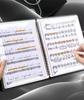 2pcs black, non reflective, modifiable, transparent insert, storage book, sheet music, music score folder,Music score folder,