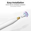 Smart Digital Display Stylus Pen for Tablet iPad Android Phone Rechargeable Pen for Drawing White