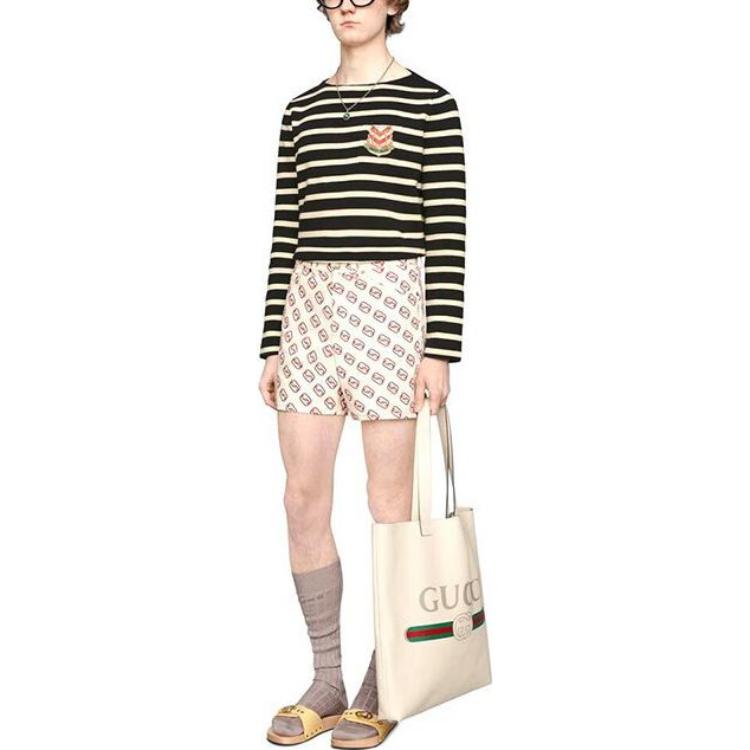 GUCCI Striped Lyre Sweater 575545-XKATH-4650