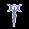 Epoxy Resin Molds Polymer Clay Molds for Handmade DIY Goddess Moon Mould for DIY Necklace Pendant Ornament Keychain