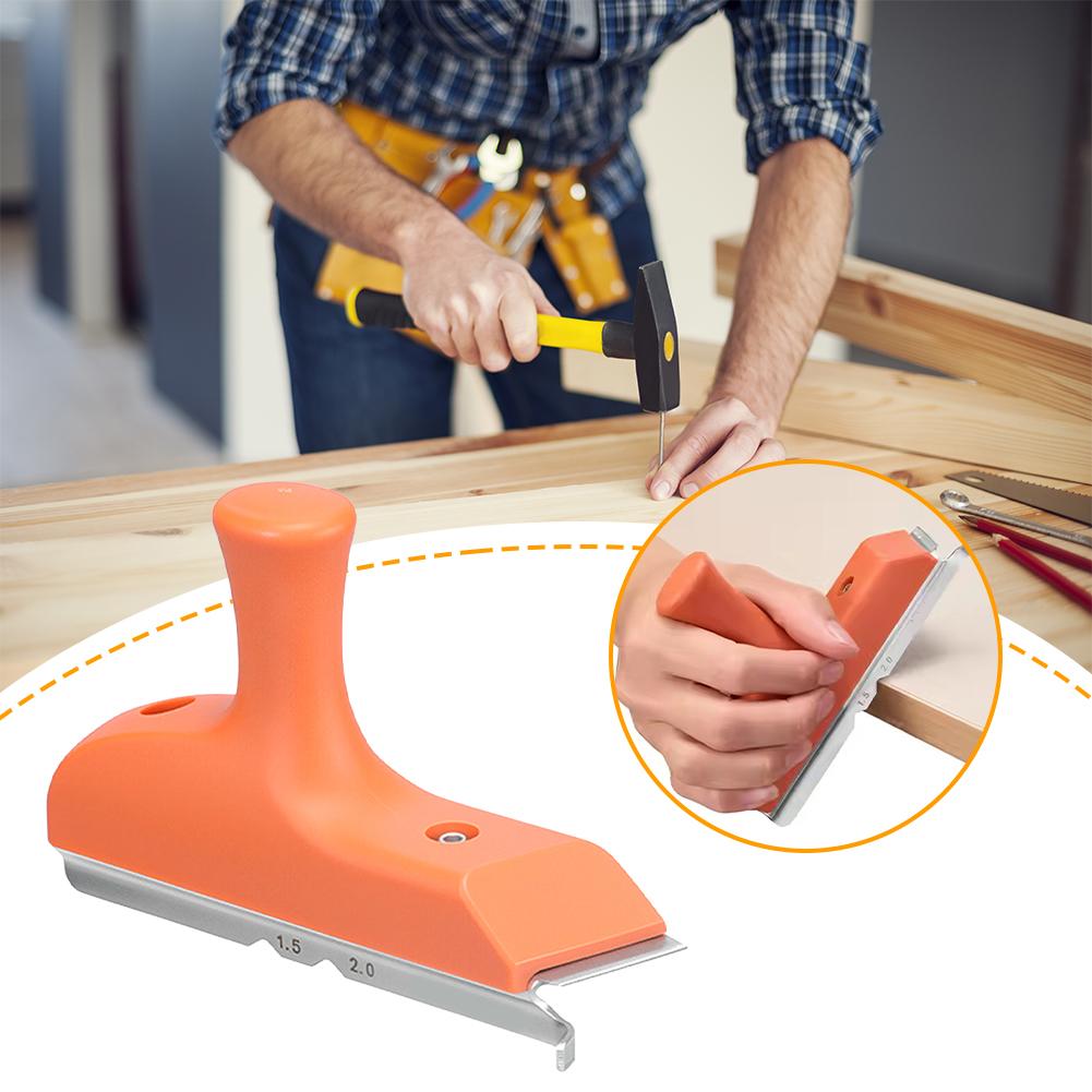 Right Angle/arc Universal Trimming Knife Woodworking 3-in-1 Edge Deburring Scraper Precision Wood Board Mini Chamferer Tools