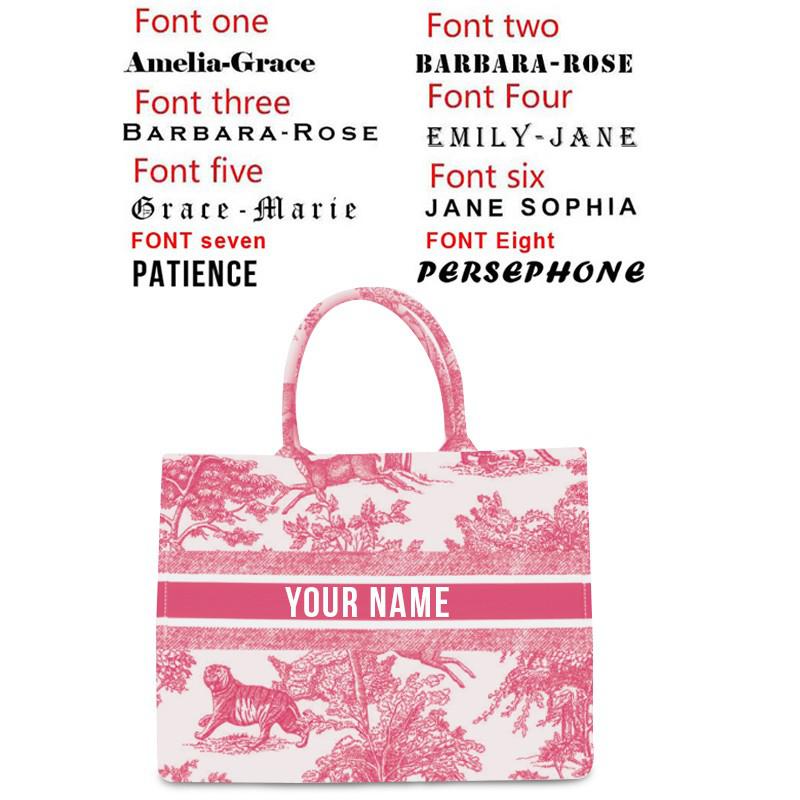 

Женская сумочка с персонализированным модным принтом, большая вместительная холщовая сумка-тоут с книгой и именем, женская сумка через плечо на заказ 42X32X10CM