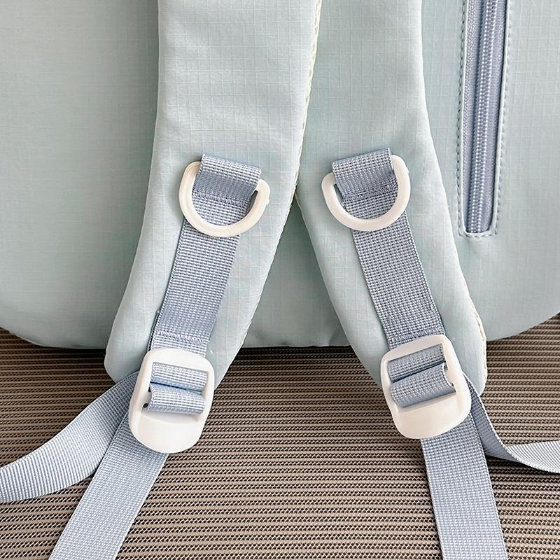 Mochila Escolar de Estudiante con Encaje de Lazo Gran Capacidad para Mujer