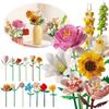 Flower Bouquet Building Blocks 24 Days Flowers Christmas Countdown Calendars Christmas Advent Calendar for Holiday DIY Gifts