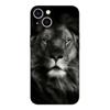 Black Tpu Case For Vivo Y21 Y51A 2021 Y21S Y33S Y51 2020 Y51S Y53s 4G Y72 5G Back Cover Animals The Lion