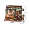 ROBOTIME Rolife 3D Puzzles Tipsy Restaurant DIY Miniature House DG167