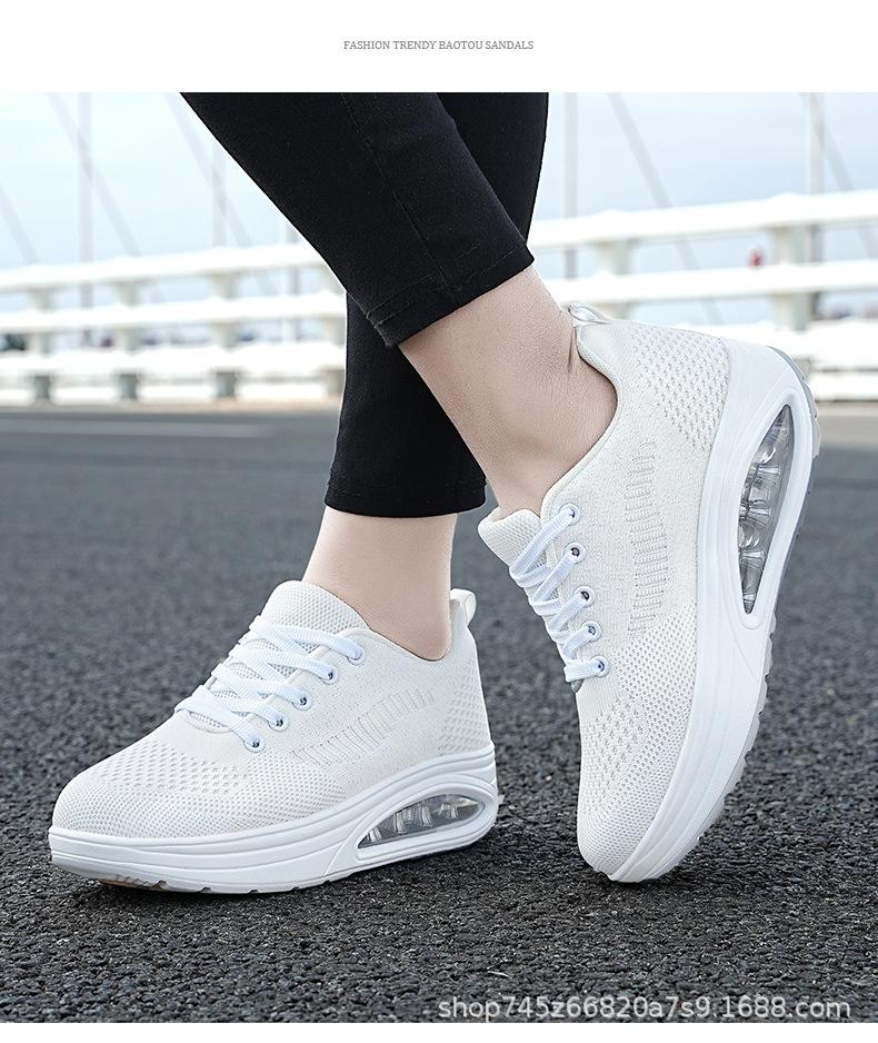

Four Seasons White Dance Shoes Beef Tendon Soft Sole Women s Rocking Shoes Yang Liping Square Walking Sports Dance Shoes Net Non-slip 35