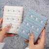 PU Kožená Peněženka Pro Ženy Květinová Výšivka Držák Karet Roztomilá Kawaii Klip Na Peníze Mini Peněženka Dámská Peněženka Pouzdro Na ID Kartu Cestovní Organizér Dárek Bonbónová Barva