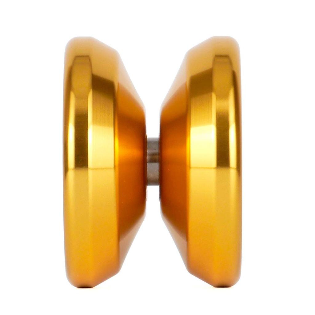 Intermediate Metal Yo-Yo Spin Gear Metal Spin Gadget Bind Compatible (Gold)