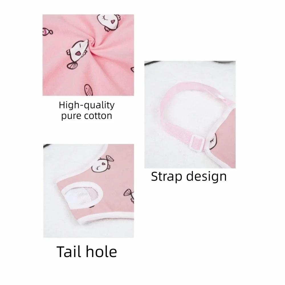 Adjustable Dog Physiological Pants Leak Proof Shoulder Straps Dog Diapers Washable Dog Sanitary Panties Menstrual Period