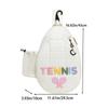 Large Capacity Tennis Shoulder Pack Stylish Paddle Bag for Pickleball Badminton