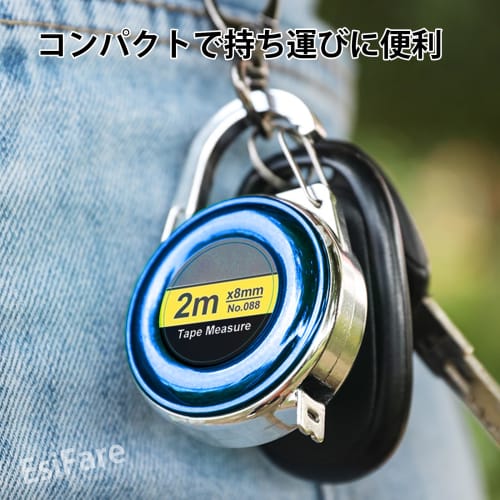 EsiFare 79-inch Mini Scale Tape Measure, Retractable Tailor's Tape Measure, Compact Body Tape Measure, Clothing Tape Measure, Multipurpose Ruler, Meas