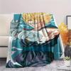 Dragon Ball characters Print Flannel Blanket,High quality Comfortable for All Seasons,Home Decor,Warmth and Comfort,Perfect for Christmas Gifts