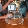 Cake Stand Transparent Round Shape Acrylic Birthday Cupcake Dessert Stand Holder Cake Makaron Display Rack Party Supplies