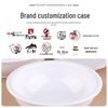 Food Grade White Melamine Soup Bowl - Large Restaurant & Hotel Tableware Imitation Porcelain
