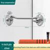 Stainless Steel No-Drill Anti-Theft Sliding Door Latch for Bathroom