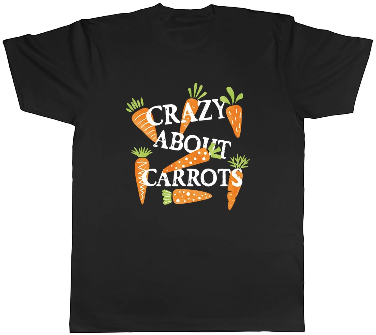 Crazy about Carrots National Carrot Day Mens T-Shirt Tee Gift Top XL