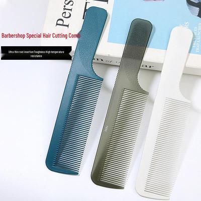 Pente Profissional Ultra Fino para Modelar Cabelo Masculino com Topo Reto