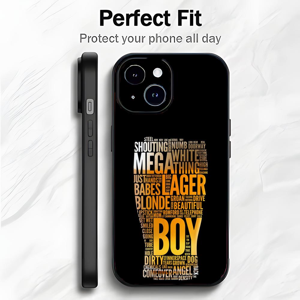 

Beer Print Beverage Design Phone Case Phone Case Soft Packaging Lightweight For iPhone17 16 15 14 13ProMax iphone17air