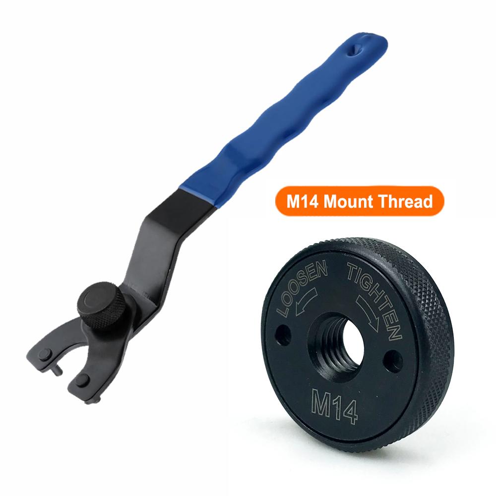 New Adjustable Angle Grinder Accessory Wrench Plastic Keylock Handheld Household Wrenches Quality Repair Power Tool Accessories