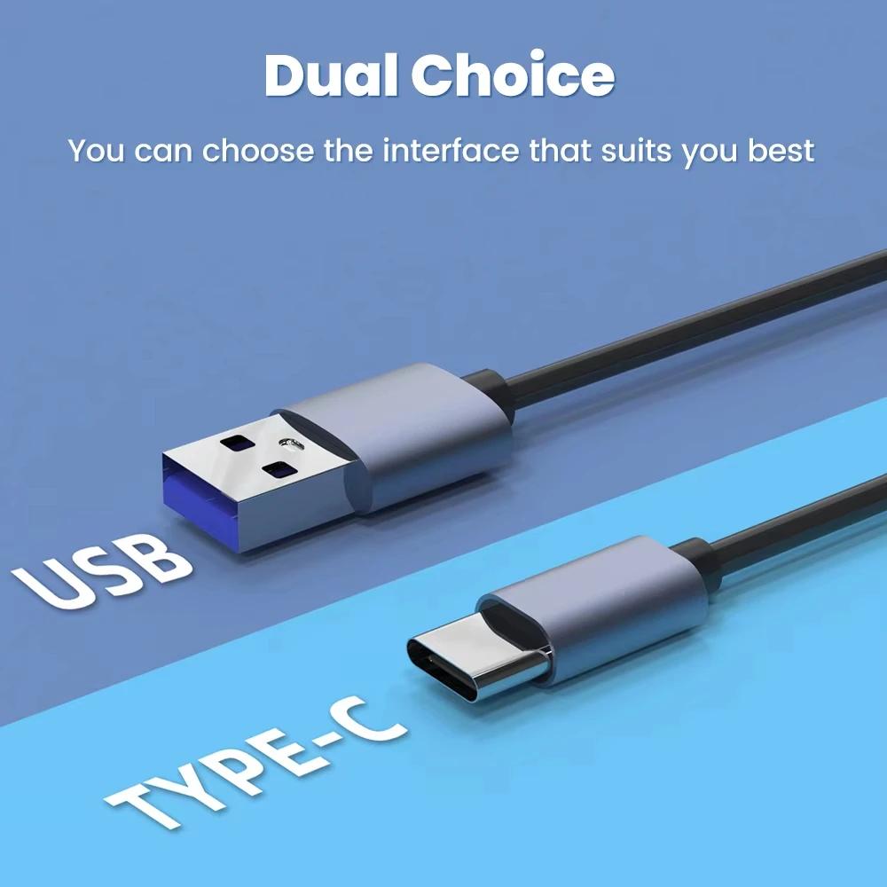 6 In 1 Card Reader SD TF XD CF M2 Memory Card Reader USB Adapter Type C High Speed Data Transfer Cardreader For Laptop