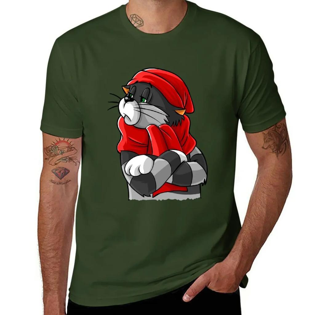 New Matroskin Cat Russian Tshirt From Prostokvashino Tshirt Sweat Shirts Quick Drying Shirt Anime Tshirt T Shirt Unisex