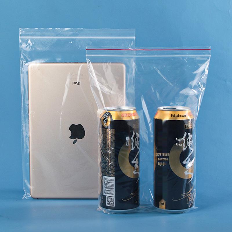 Sacos de Plástico Transparentes, Espessos, de Grau Alimentício, Auto-Selantes para Selagem a Quente e Embalagem