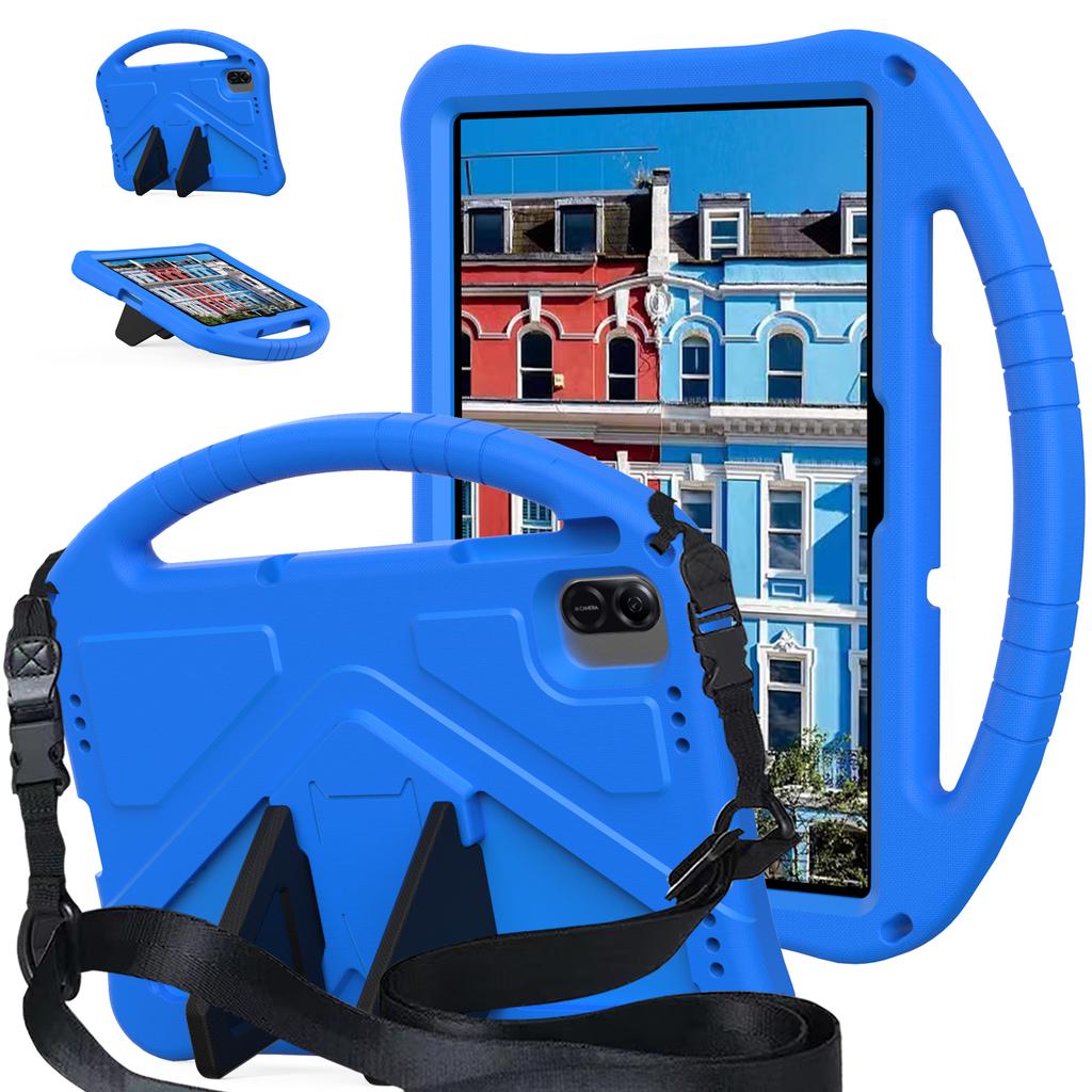 Kids Case For Honor Pad X8a 11inch EVA Shockproof Stand Cover with Shoulder Strap Funda Tablet Case For X8a Handheld Shell