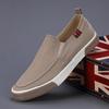 Spring Men's Breathable Slip-on Canvas Shoes - Casual Low-top Fashion for Daily Wear