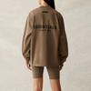 Fear of God Essentials SS21 Lange Mouw T-shirt Unisex Tops Taupe FOG-SS21-558
