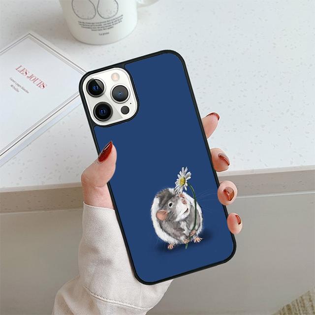 Mouse Rat Phone Case For iPhone 17 Air 14 15 16 13 12 Cover For Apple iPhone 17 Air 14 15 16 Pro Max 6S Plus Coque