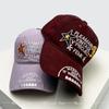Baseball Simple Stitching Embroidered Star Lettering Alphabet Hip-Hop Women  Men Her Him For Fresh Caps Peaked Hats Sunshade Personal Versatile