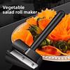 Kitchen Multi-Functional Creative Spiral Slicer and Twister for Decorative Rolls