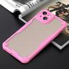 Armor Series For iPhone 15 Plus Case PC+TPU Semi-Transparent Frosted Finish Protective Phone Cover