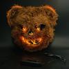 Glowing Animal Mask Halloween Horror Bloody Rabbit Bear Decoration Props Unisex Simulate Fur Mask Cosplay Costume Party Gifts