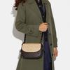 Ny COACH Macie Sadelveske i Kunstskinn, Skulderveske, Skulderveske Medium Størrelse Dame Lys Khaki & Brun CB898-IMUOH