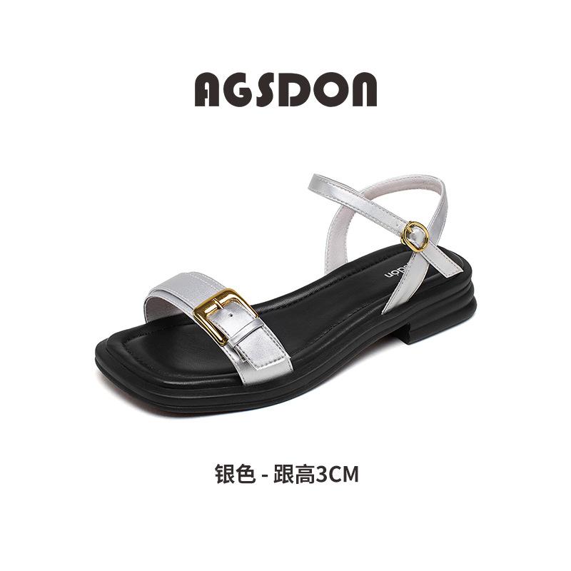 Augustine Sandals Women's 2025 New Summer Platform Outer Wear Fashion Beautiful Cool Slippers Sports Beach Shoes
