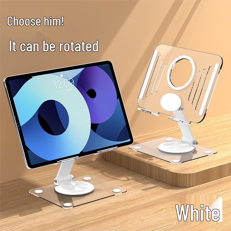 Acrylic Portable Foldable Phone & Tablet Stand for Outdoor & Broadcast Use