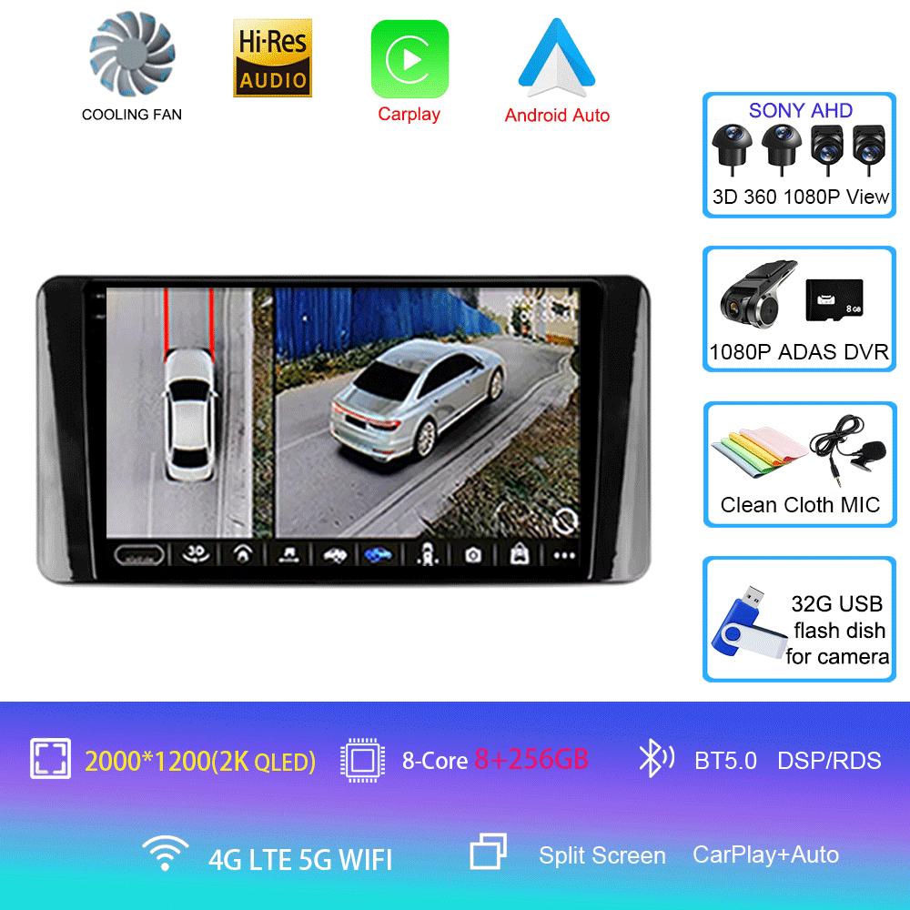 Android 14 For Volkswagen Polo Mk6 VI 6 2020 - 2022 Car Radio Multimedia Video Player Navigation Carplay WIFI BT 2Din 2 Din DVD