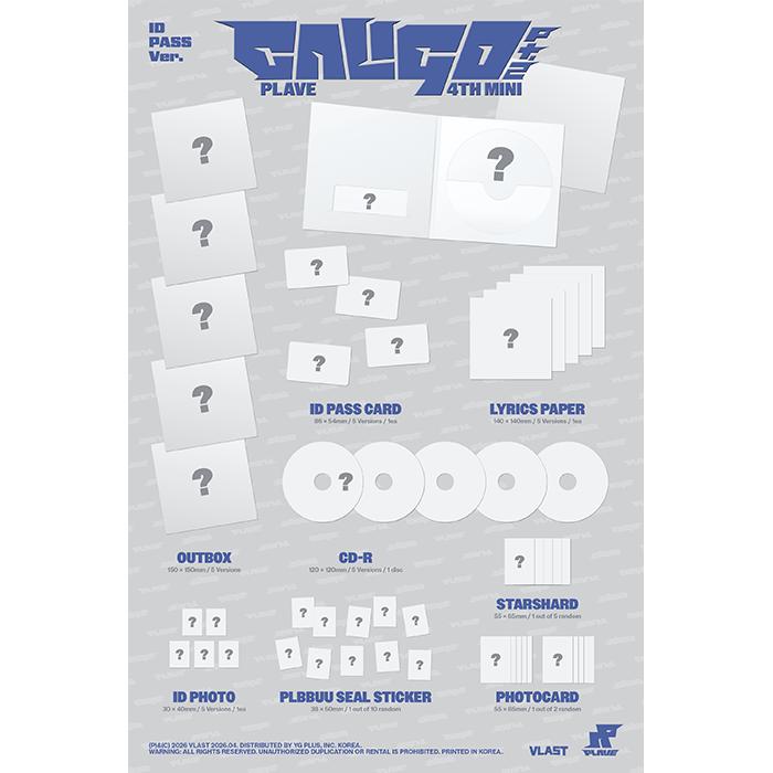 [Pre-order] PLAVE - 4th Mini Album [Caligo Pt.2] SET 4EA