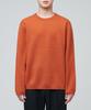 MUSINSA STANDARD Minimal Crew Neck Knit [Tangerine]