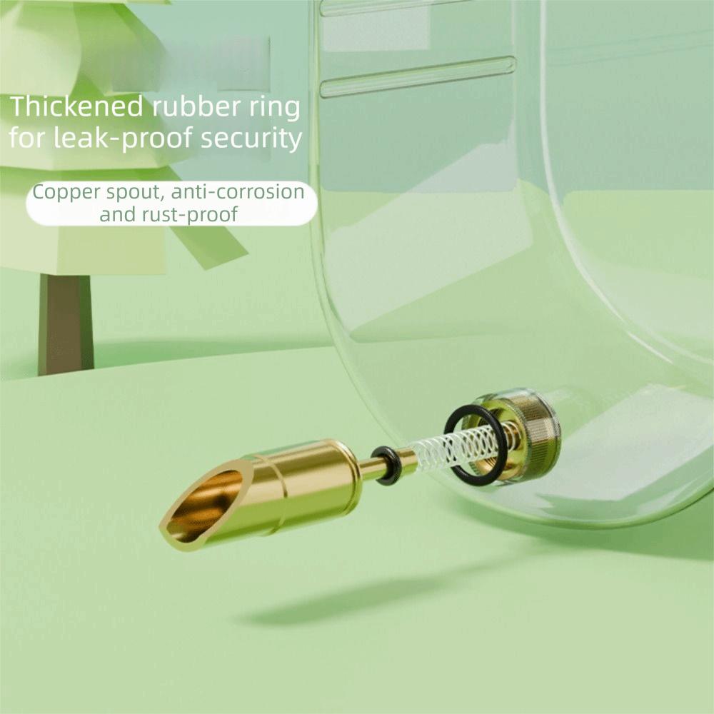 350ml Bird Water Dispenser Automatic Secure Mounting Parrot Drinking Kettle Detachable Leak-proof Hanging Water Feeder