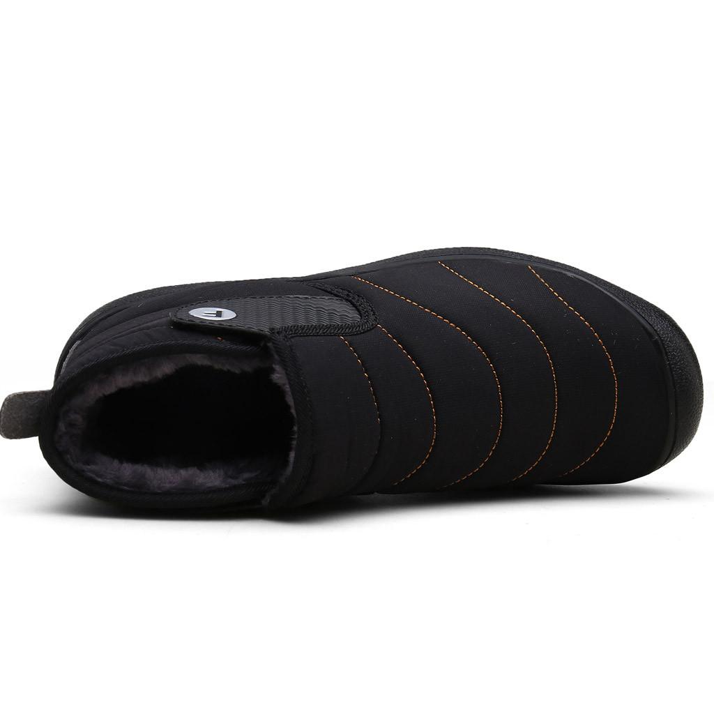 Fashion Men's Plus Velvet Warm Outdoor Sports Shoes Waterproof Snow Cotton Boots