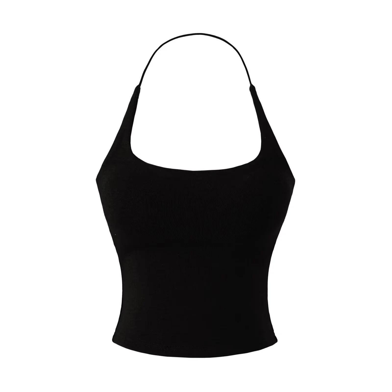 Women s Spicy Backless Halter Tank Top Medium