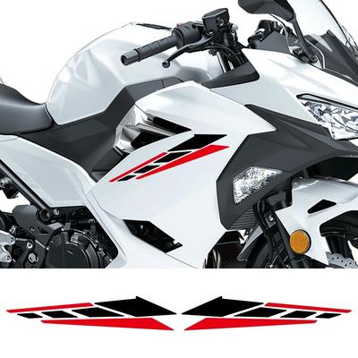 2PCS Motorcycle Front Fairing Decals Cool Motorbike Stickers Waterproof Electric Scooter Decor Stickers For Yamaha Suzuki Honda