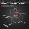 Seated Leg Extension Machine, Adjustable Leg Raise Machine and Curl Machine with Plate Loaded for Hip, Lower Body and Home Gym Workout