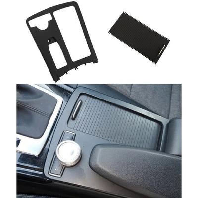 Car Central Armrest Drink Cup Holder Roller Shutter Frame Panel For Mercedes Benz W204 C180 C200 C220 C300 W207 W212 E260 E300