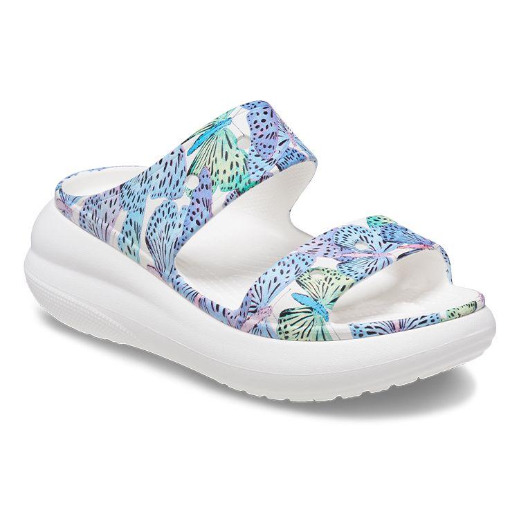 Crocs Eva Mambo Butterfly Puff Sports Sandals Women Sandals White 208247-94S